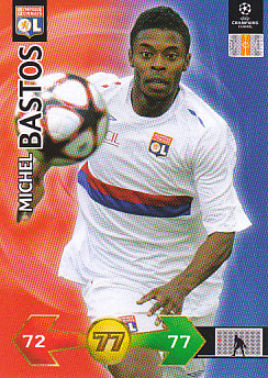 Michel Bastos Olympique Lyonnais 2009/10 Panini Super Strikes CL Update #441